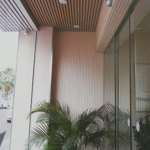 工廠直銷生態木方通生態木吊頂室內裝修材料吊頂屋頂橫梁背景隔斷