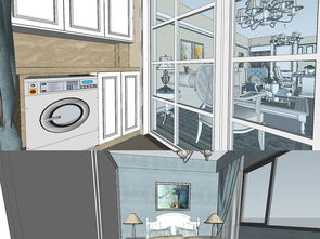 歐式精品室內家裝su模型