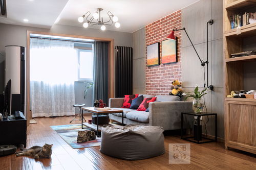 原創案例 用磚墻暗色打造時尚溫馨工業風