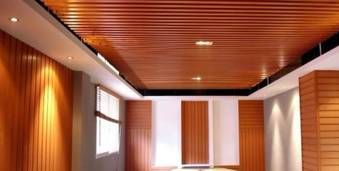 濟南市德普龍 50&times;110 熱轉印木紋鋁方通